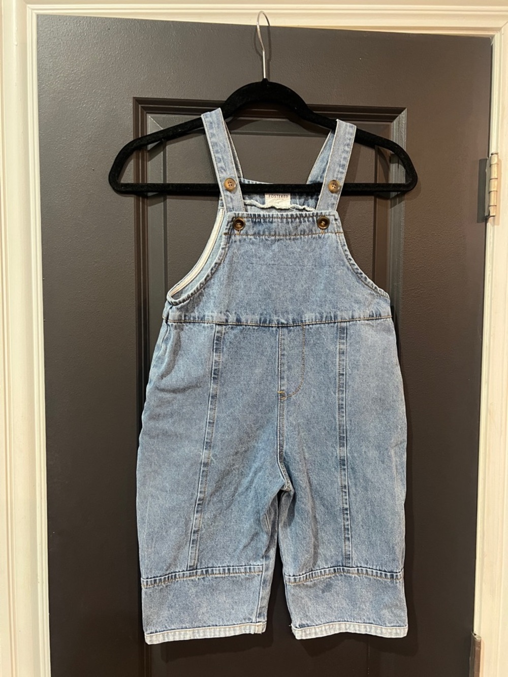 Fostered Collection Toddler Oversized Overalls Size 4t